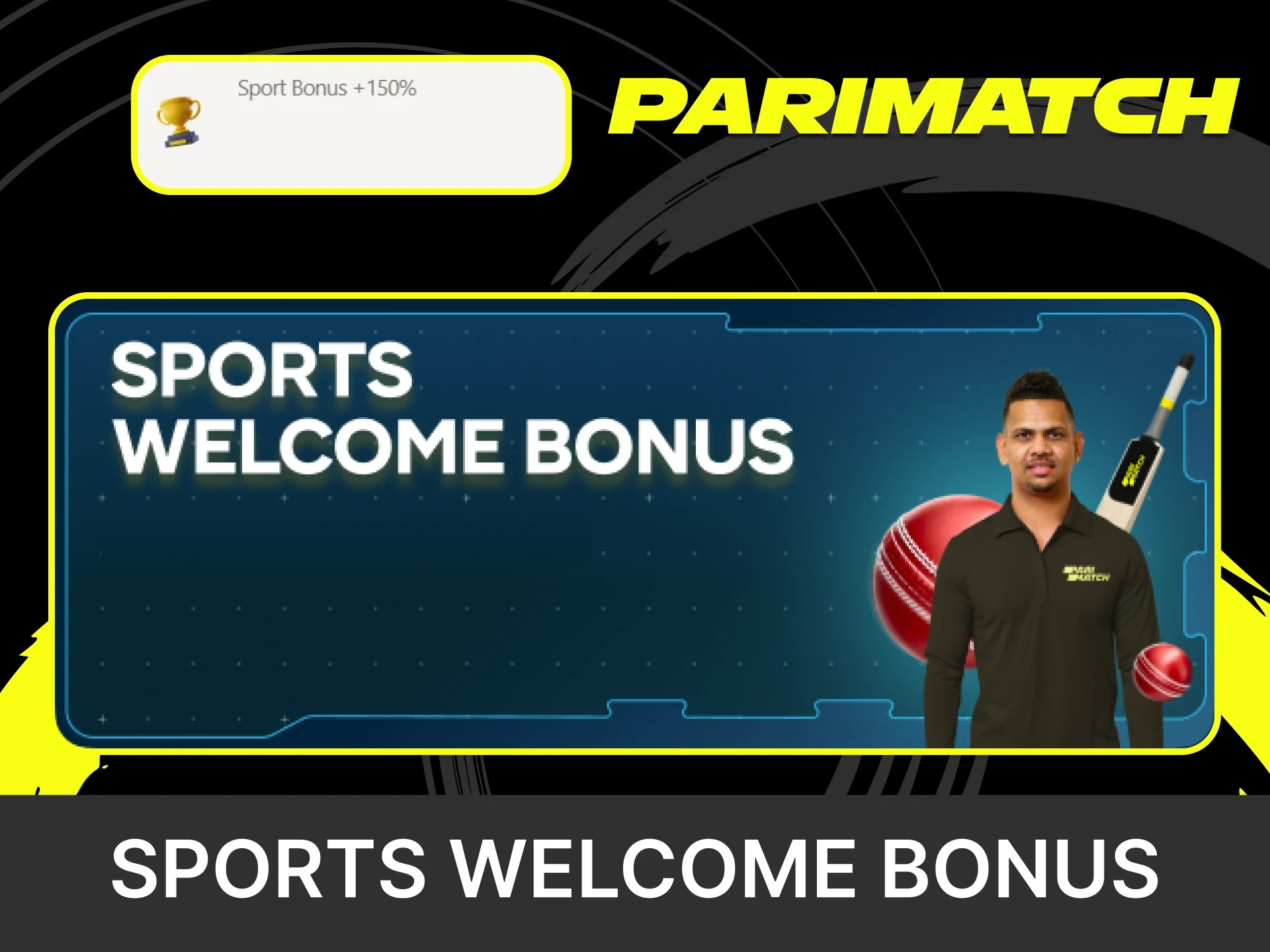 Get your welcome bonus for sports from Parimatch.