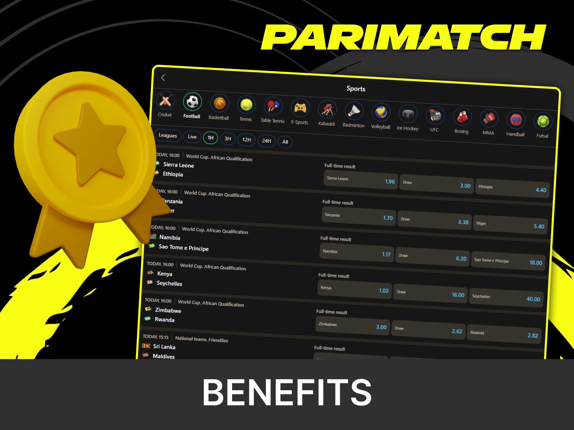 There are a lot of advantages in using Parimatch.