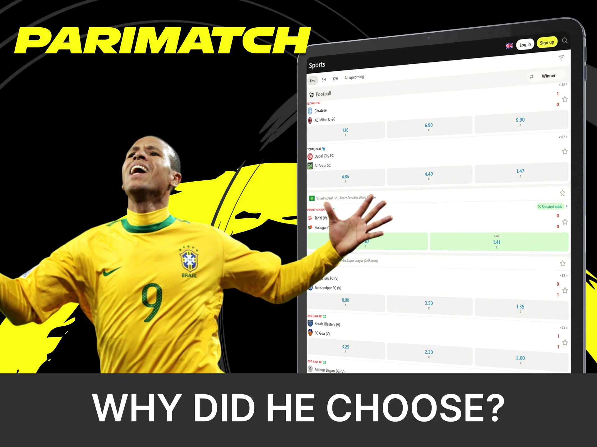 Find out why Luis Fabiano chose Parimatch.