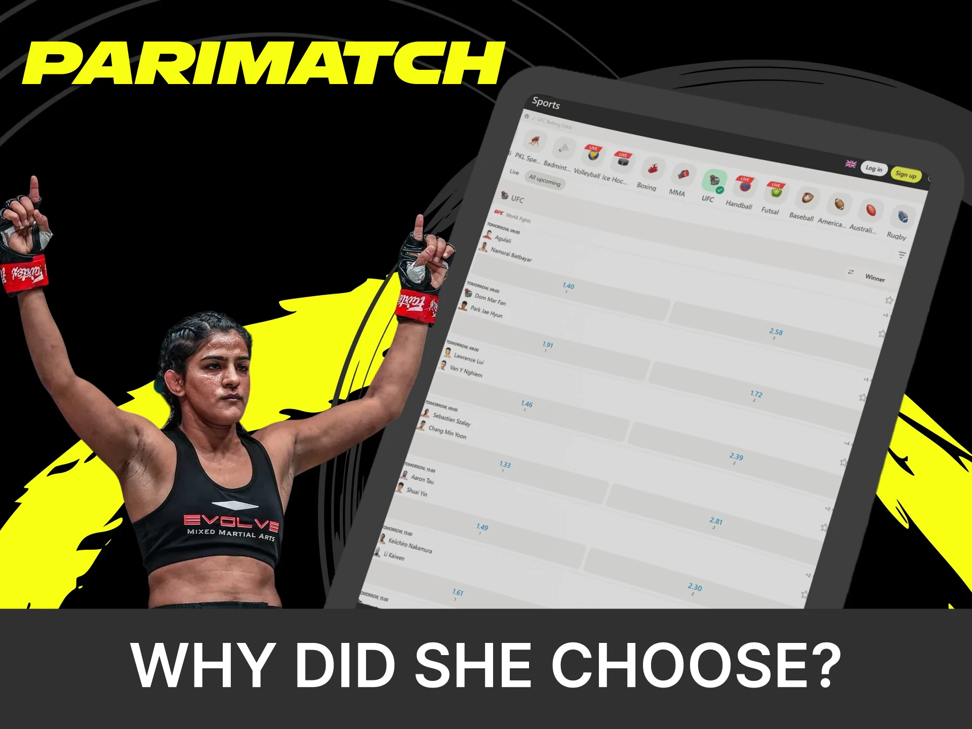 Find out why Ritu Phogat chose to be a Parimatch partner.