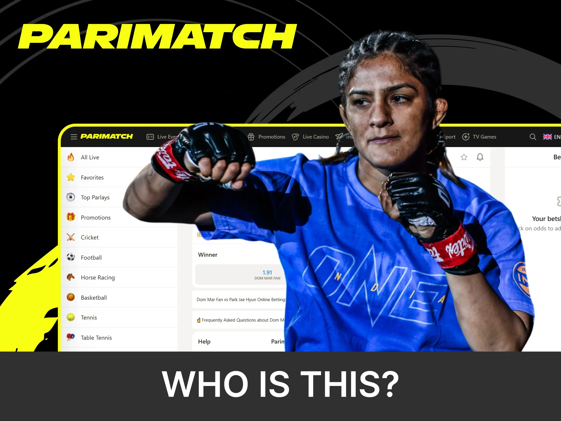 We will tell you about Ritu Phogat, a partner of Parimatch.