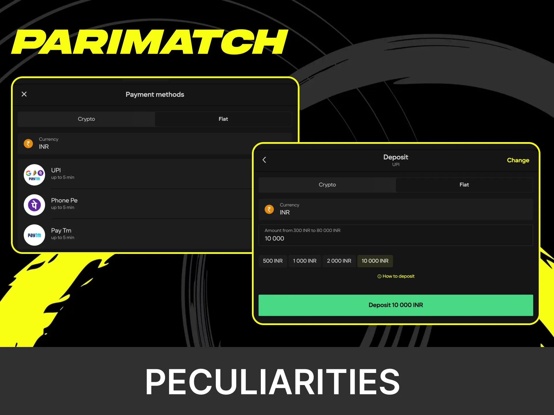 Learn about the features of withdrawing funds from Parimatch.